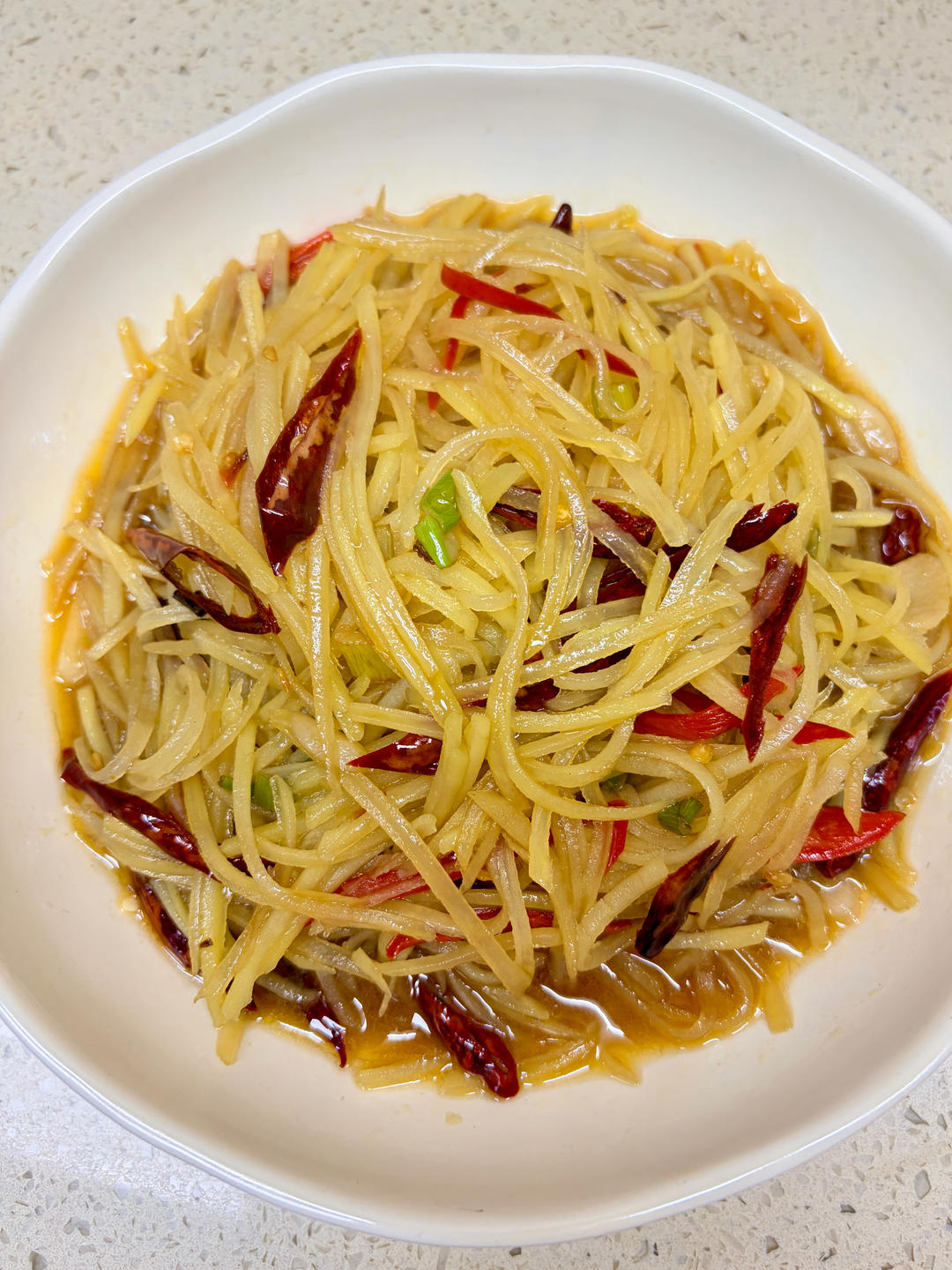 酸辣土豆丝！无敌好吃！