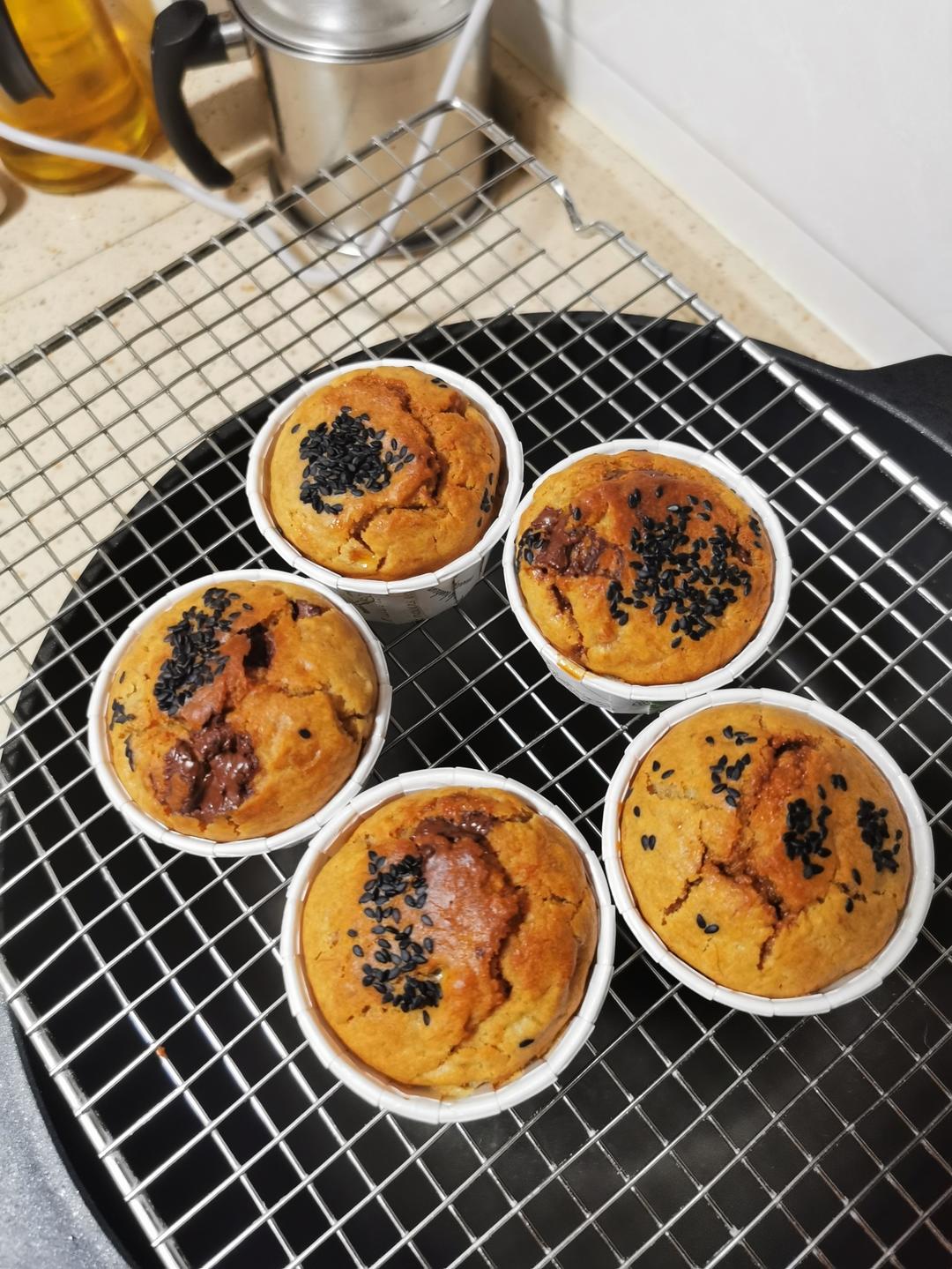 香蕉核桃麦芬 （超级湿润）