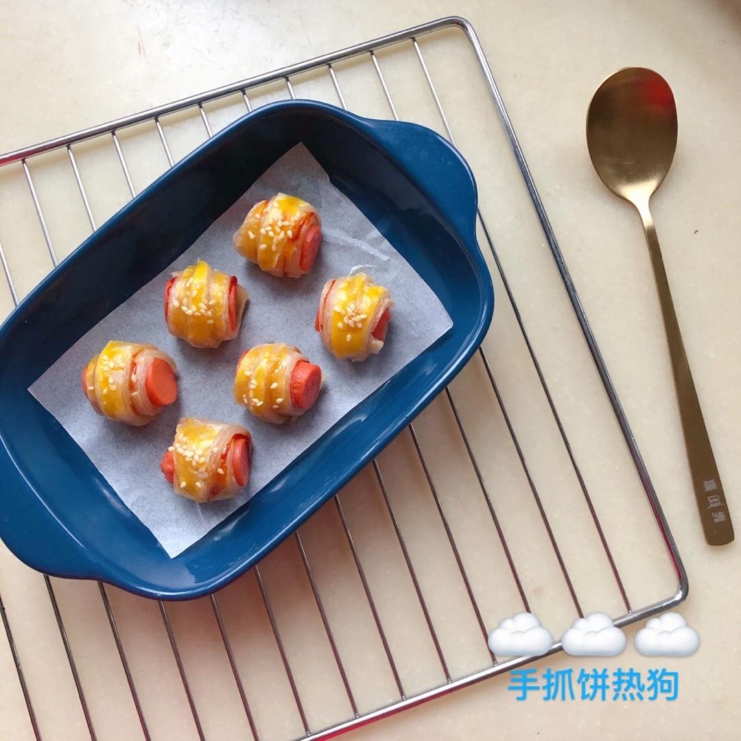 手抓饼热狗