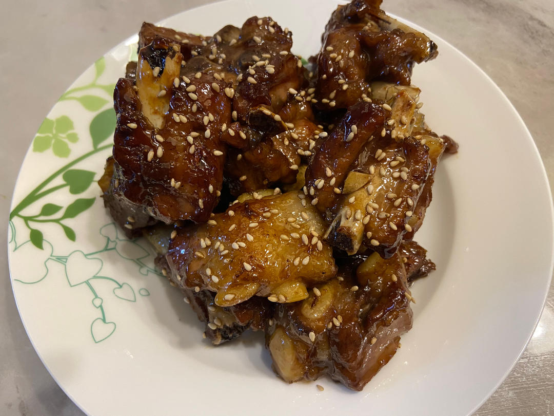 糖醋排骨/糖醋小排（不放油）（12345口诀做出正宗上海本帮）