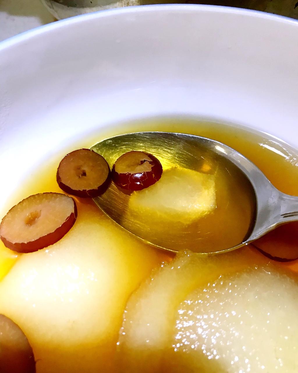 做过 冰糖雪梨红枣养生汤 平时煮梨水比较单调