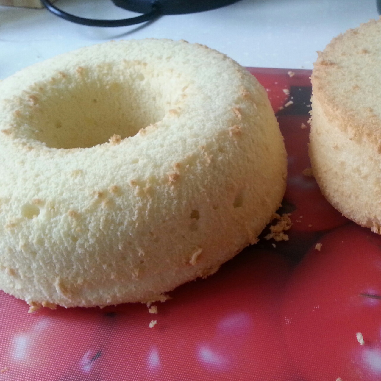 6寸原味戚风蛋糕