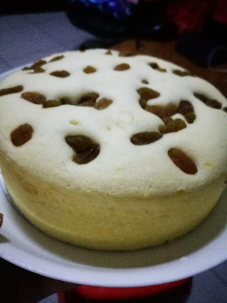 零失败戚风蒸蛋糕（8寸）可做蛋糕胚（另附红丝绒蒸蛋糕做法）