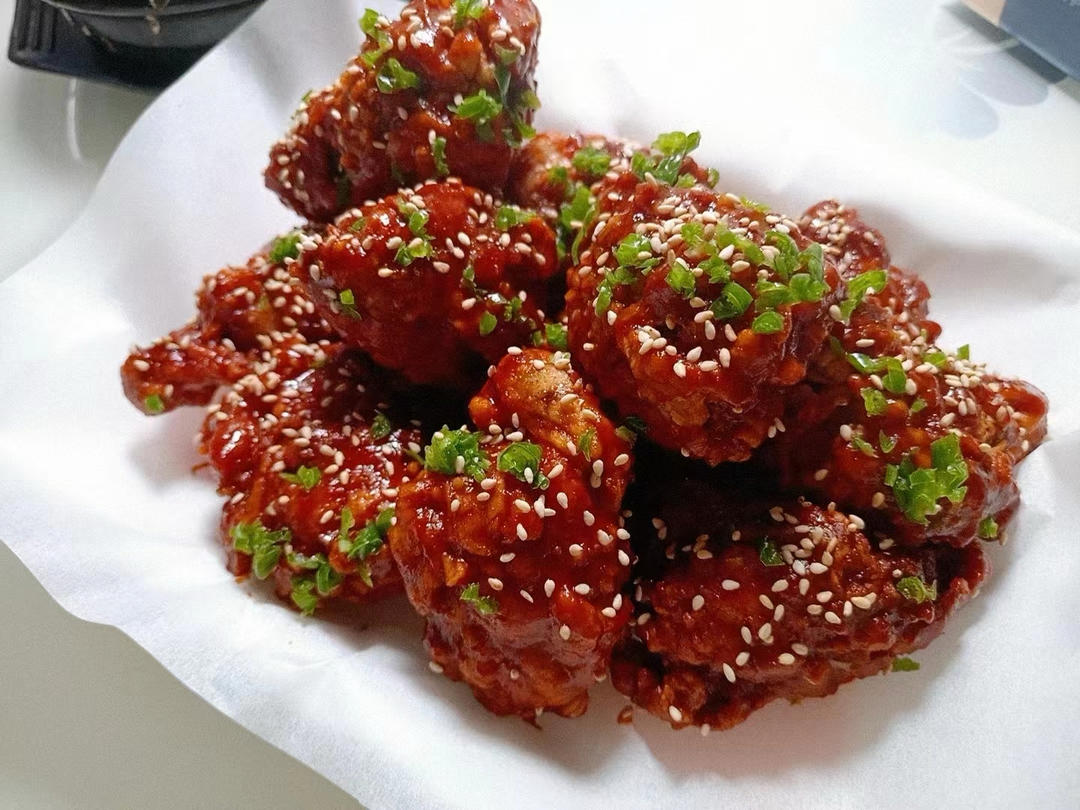 酥到一碰就掉皮的韩式【炸鸡】