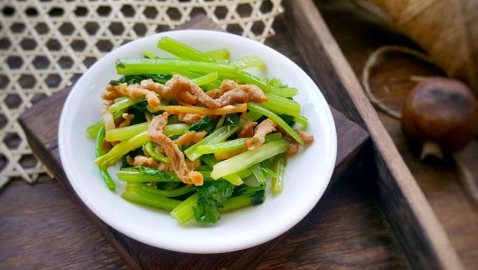 芹菜炒肉丝