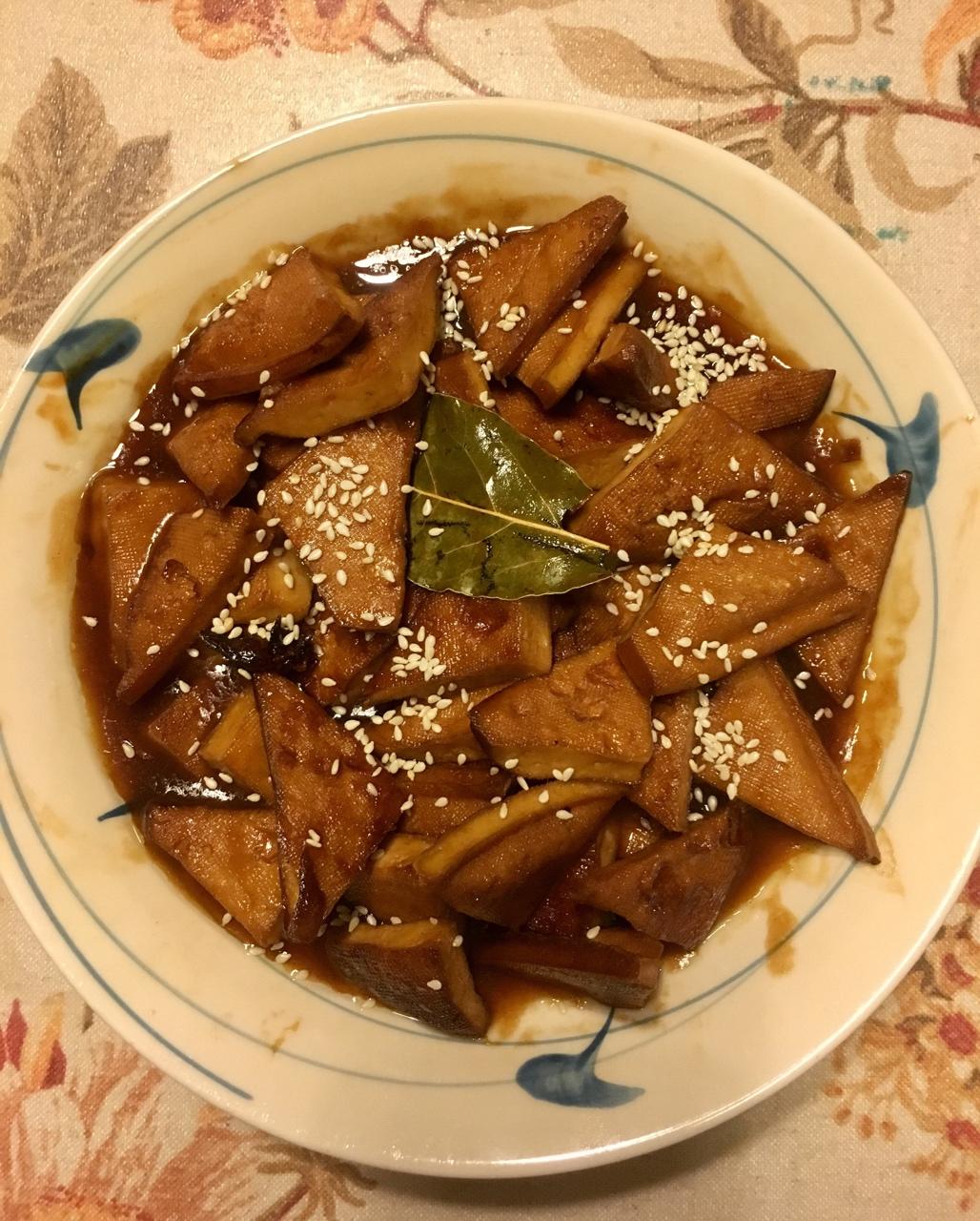 蜜汁豆干