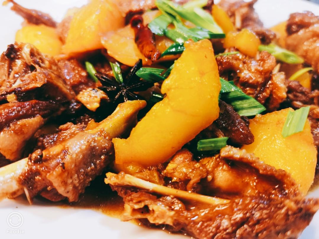 [原创] 东北名菜，铁锅炖大鹅土豆