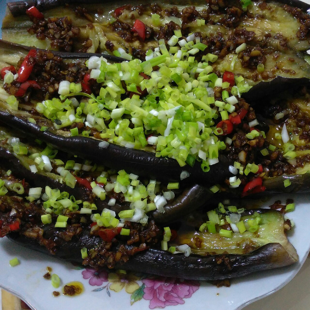 微波炉烤茄子