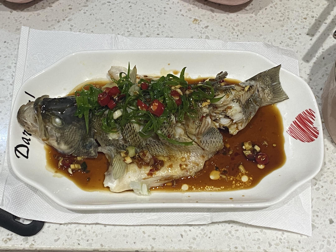 跟酒店一毛一样的清蒸鱼