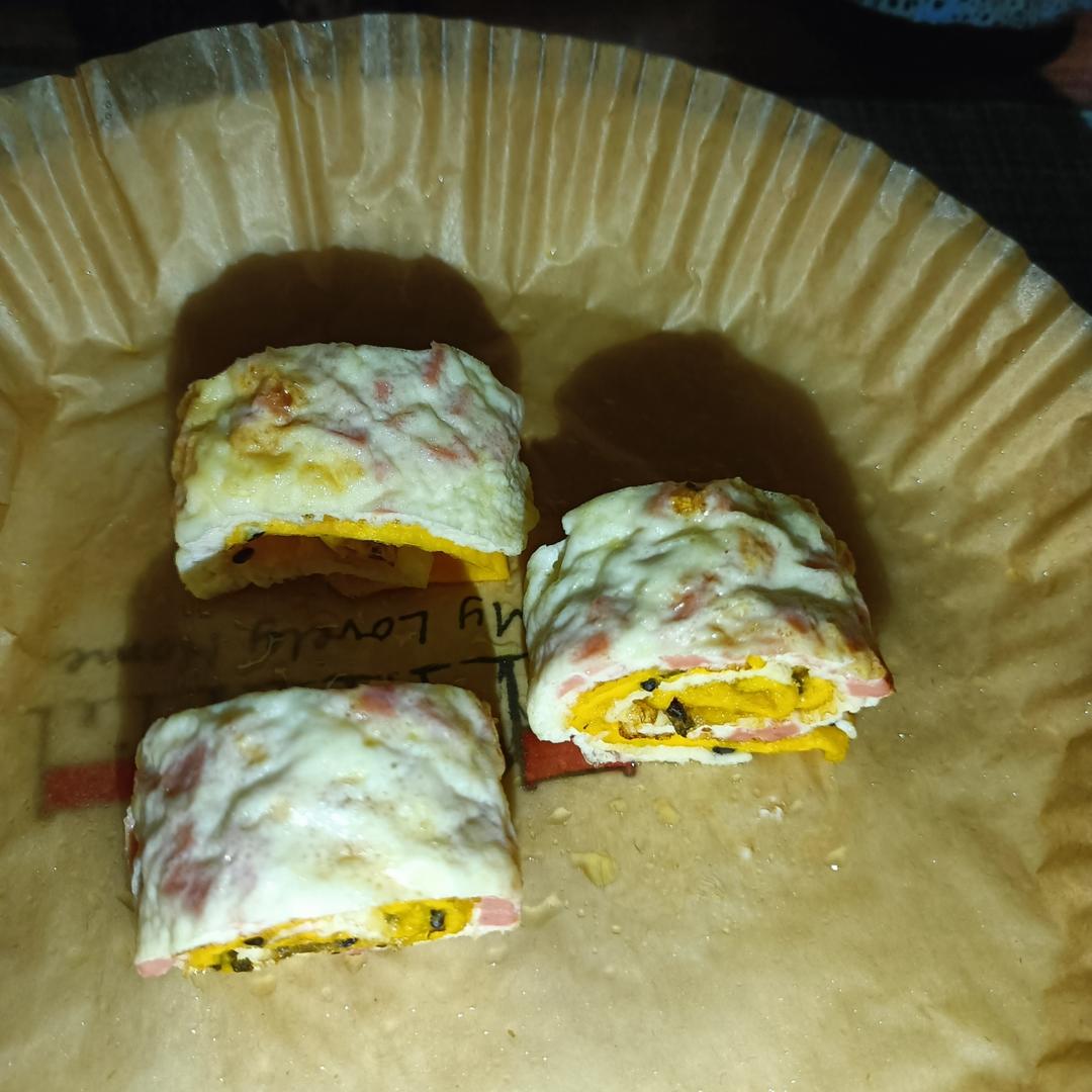 高颜值早餐鸡蛋卷❗️❗️双色鸡蛋卷