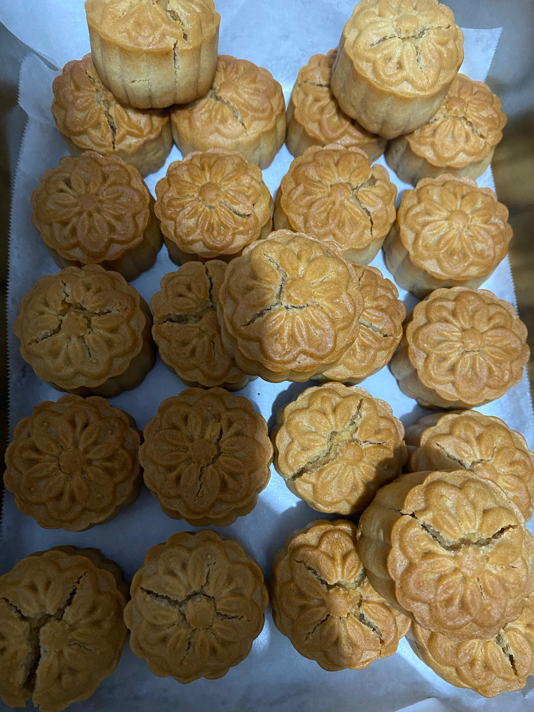 不用转化糖浆的广式月饼（不裂 不塌 不缩腰）