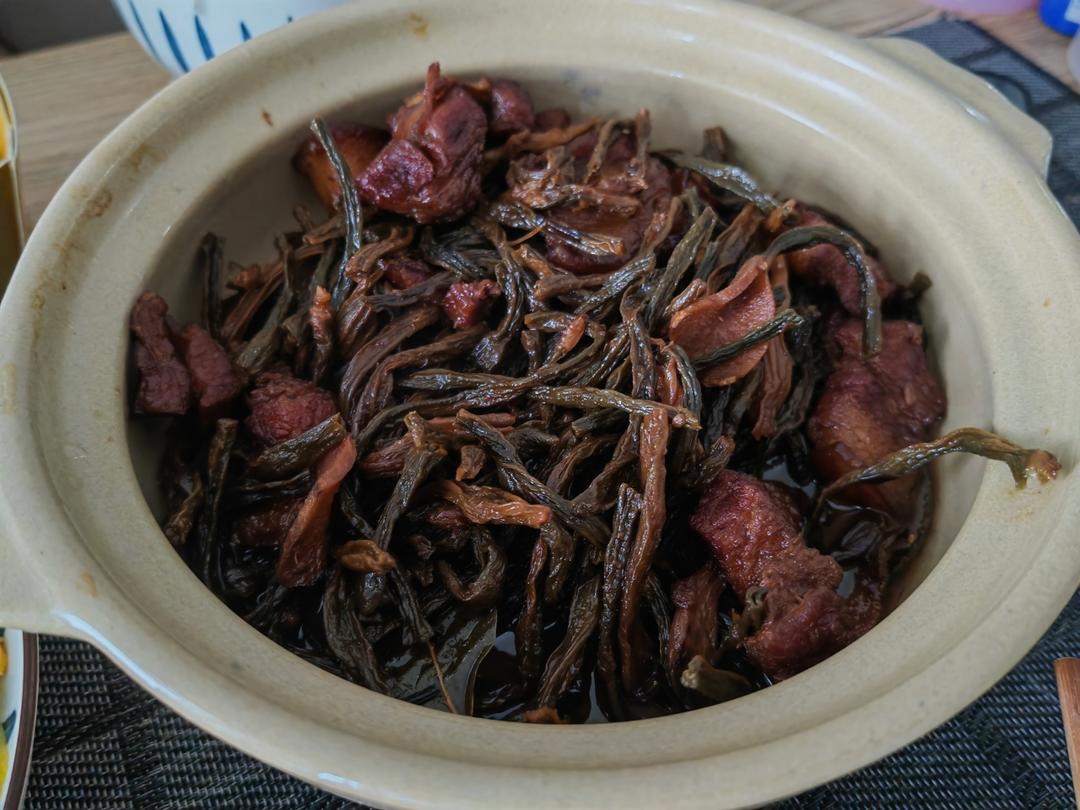 干豆角红烧肉