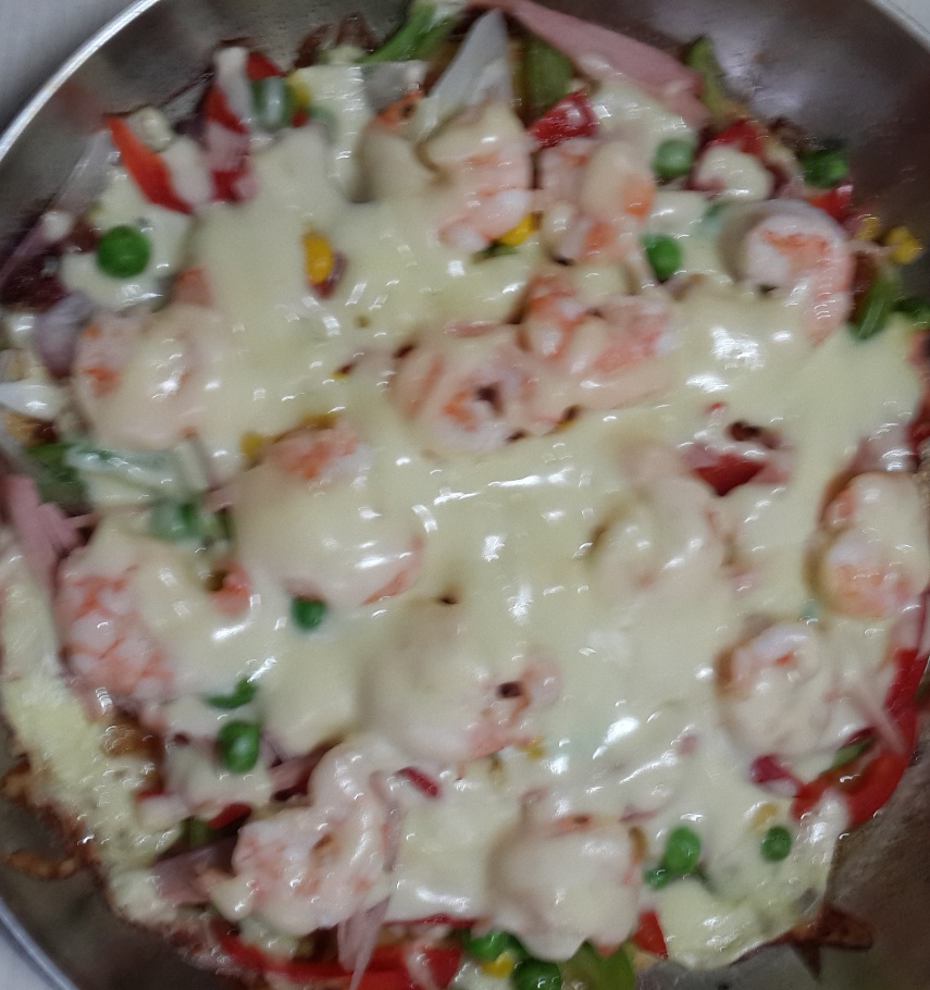 不用烤箱做披萨