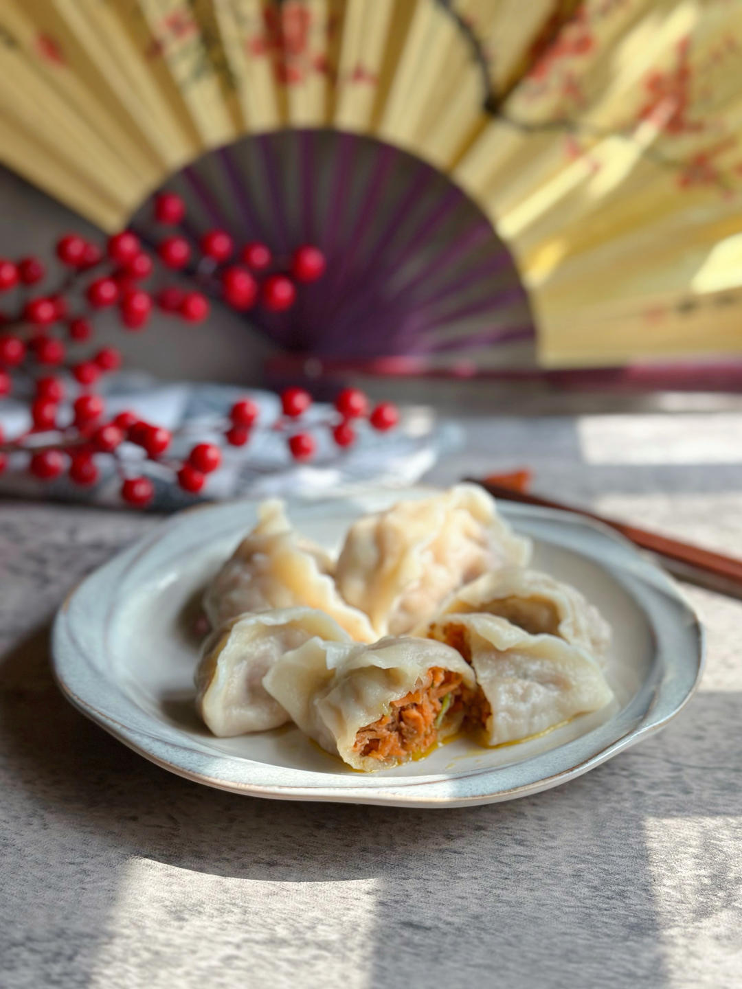 胡萝卜羊肉馅水饺