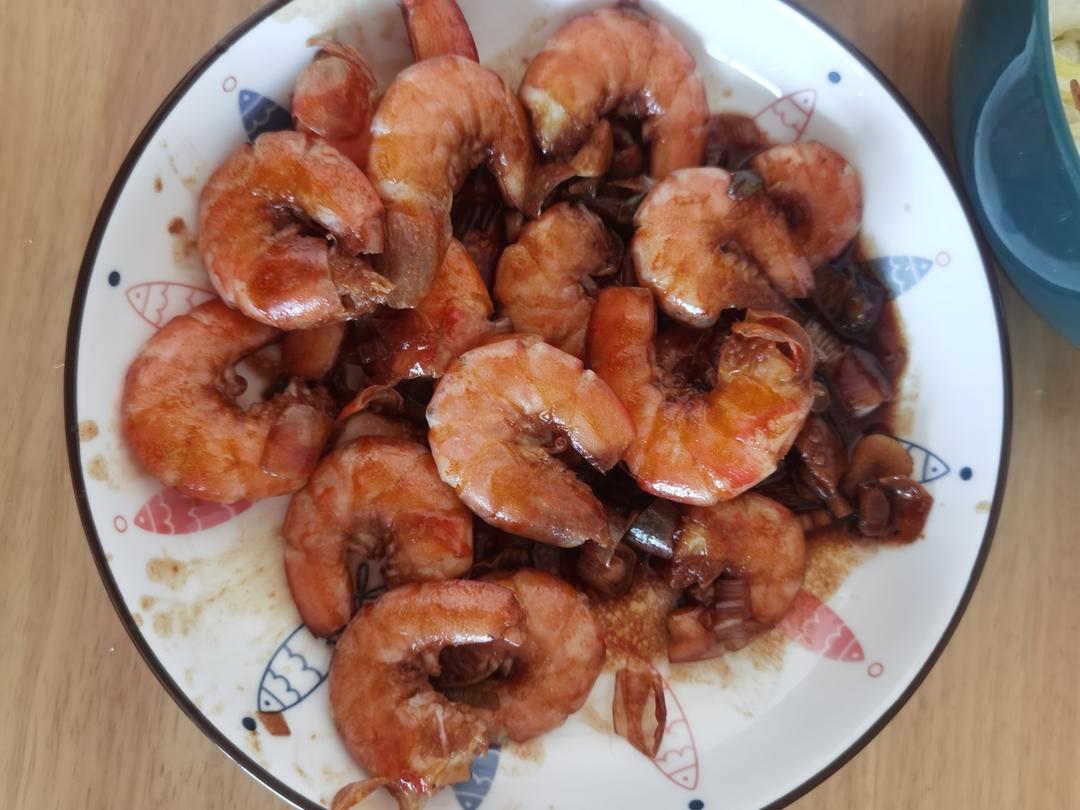 家庭版油焖大虾