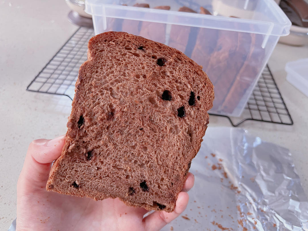 百分百中种巧克力北海道吐司