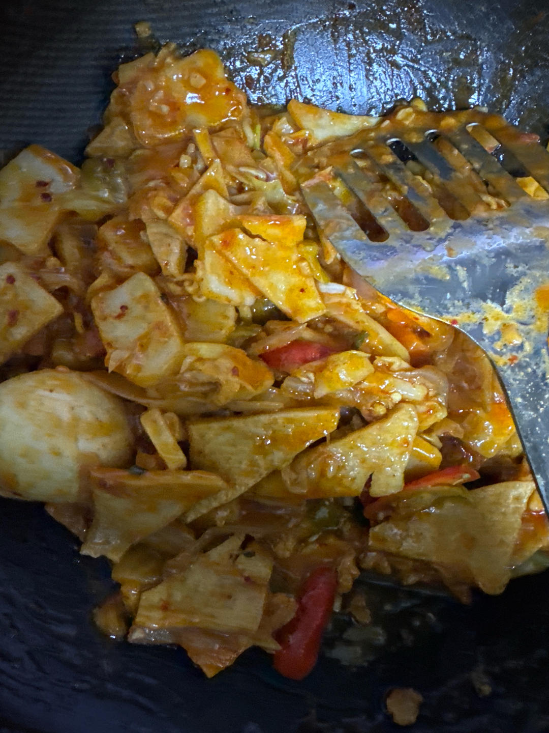 韩式辣拉面炒年糕