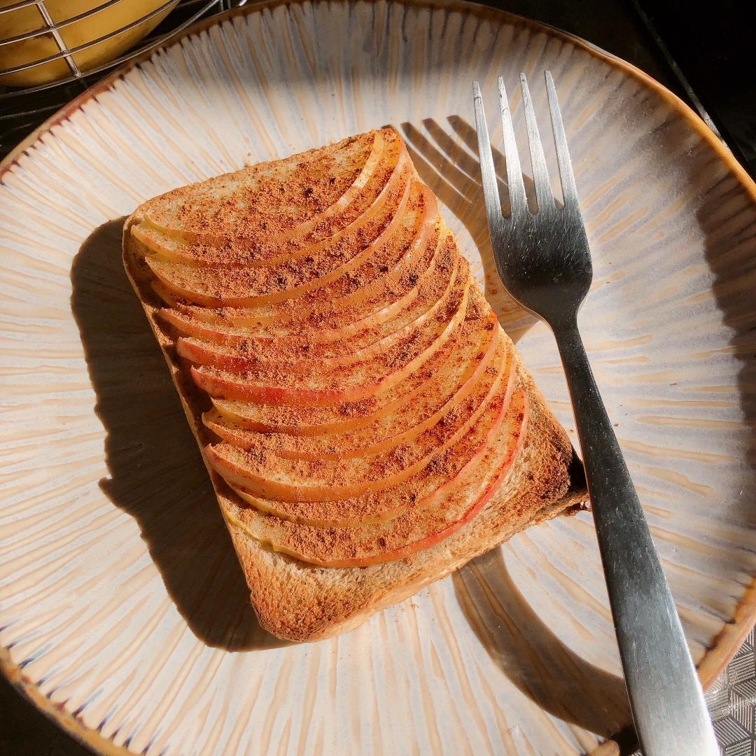肉桂苹果吐司——低卡苹果派【北鼎烤箱菜谱】