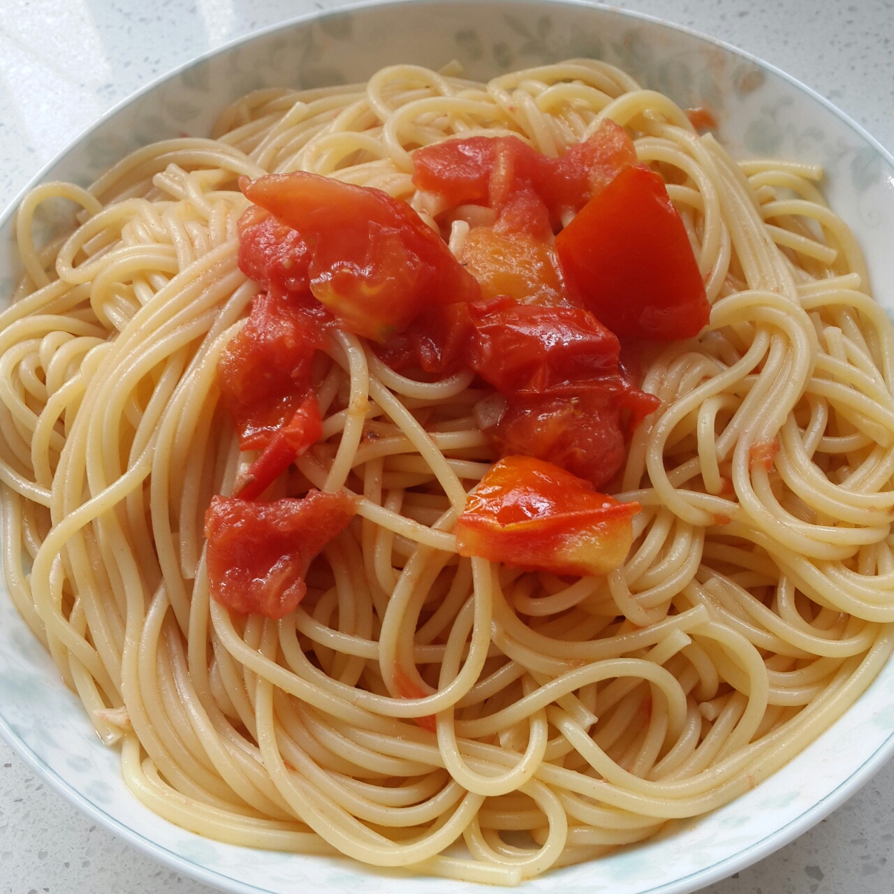 蒜香番茄意面