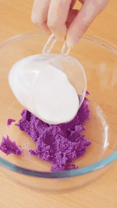 奶香紫薯卷【宝宝辅食】的做法 步骤1