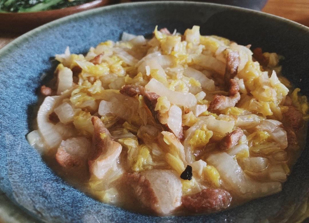 白菜烂糊肉丝