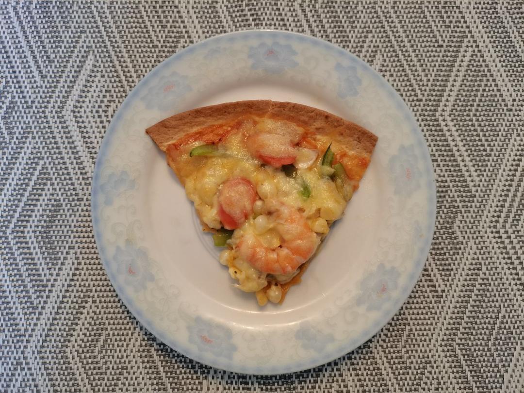 鲜虾🍤培根披萨🍕“内附敲好吃的饼皮做法”