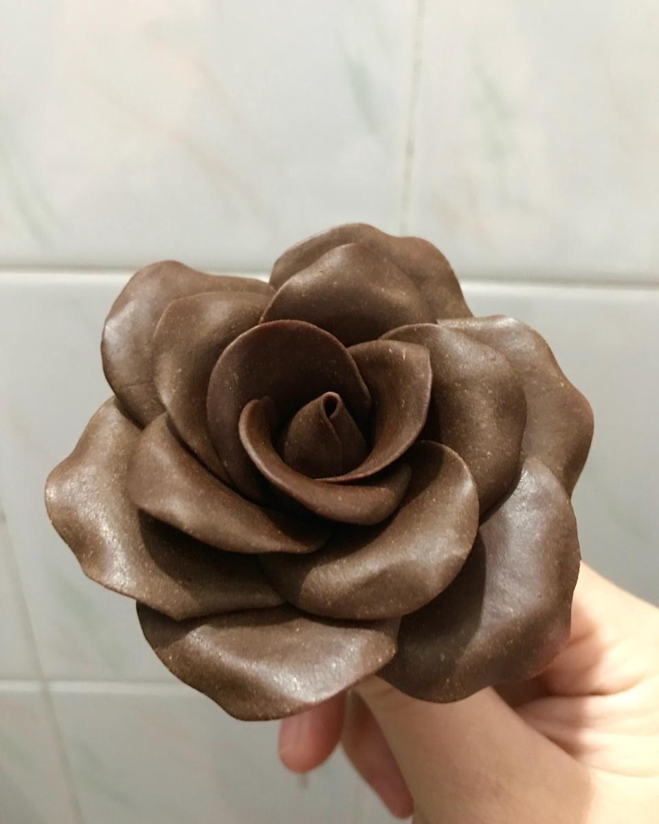 手工巧克力花