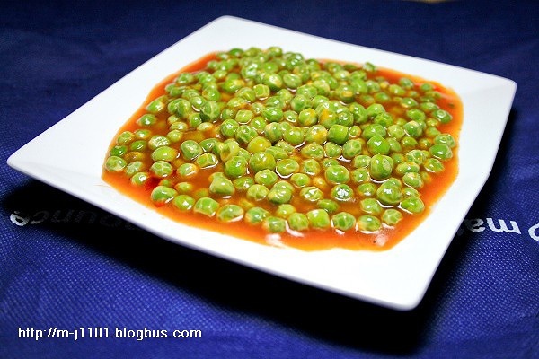 茄汁豌豆的做法