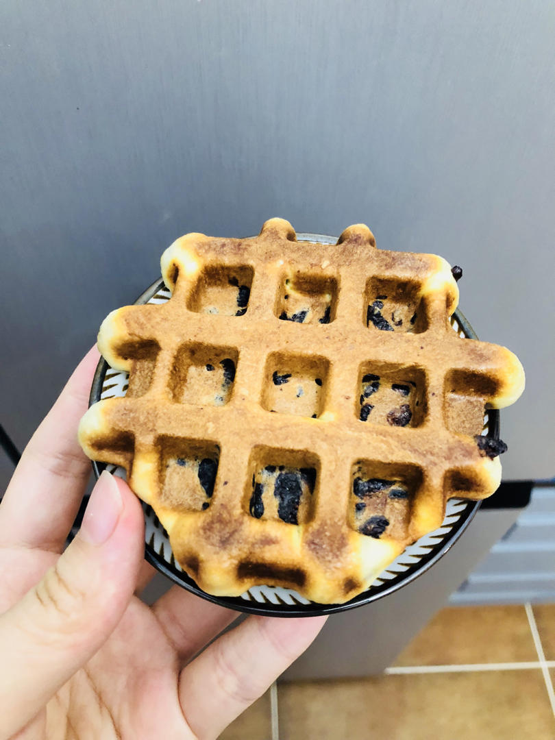 紫米华夫饼