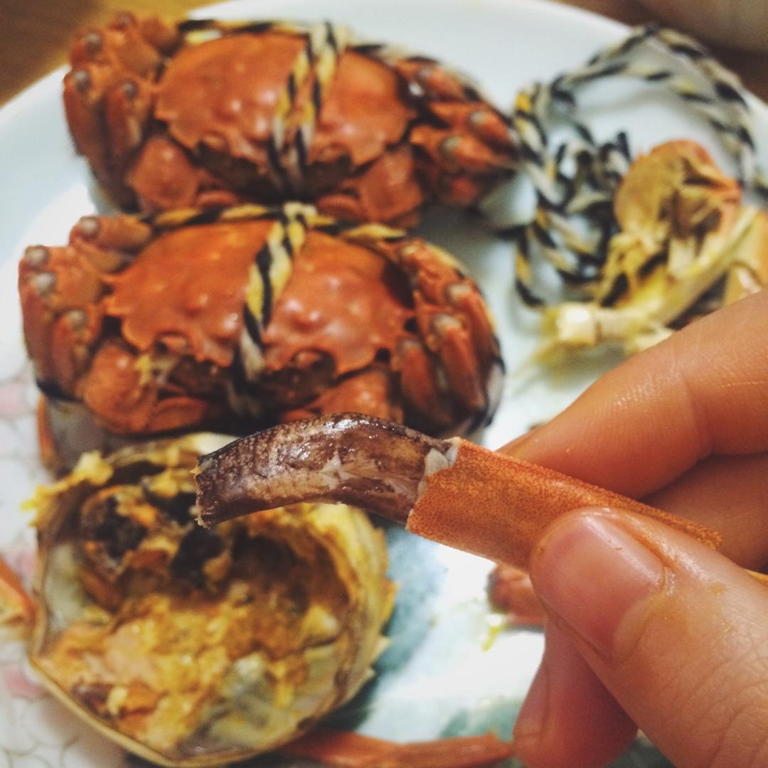 清蒸大闸蟹