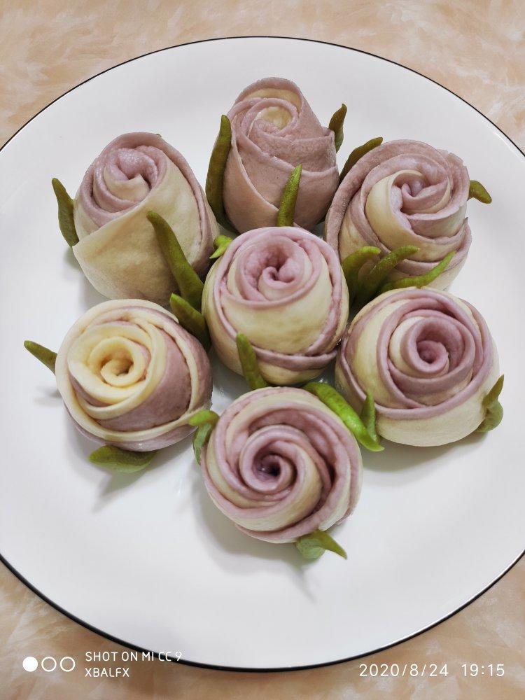 玫瑰花馒头