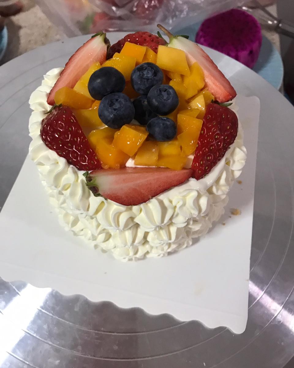 六寸戚风蛋糕胚