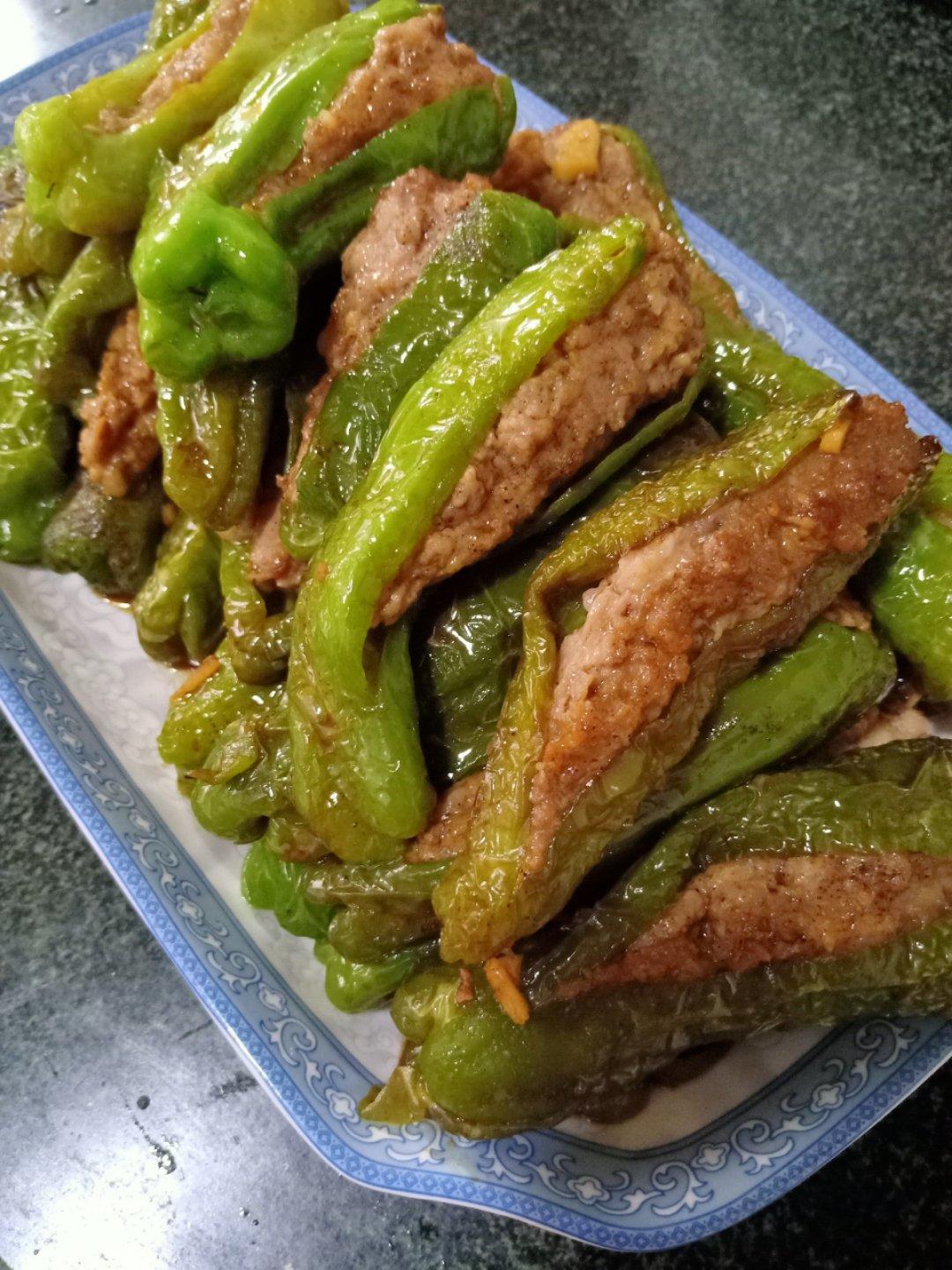 下饭菜肴--青椒酿肉
