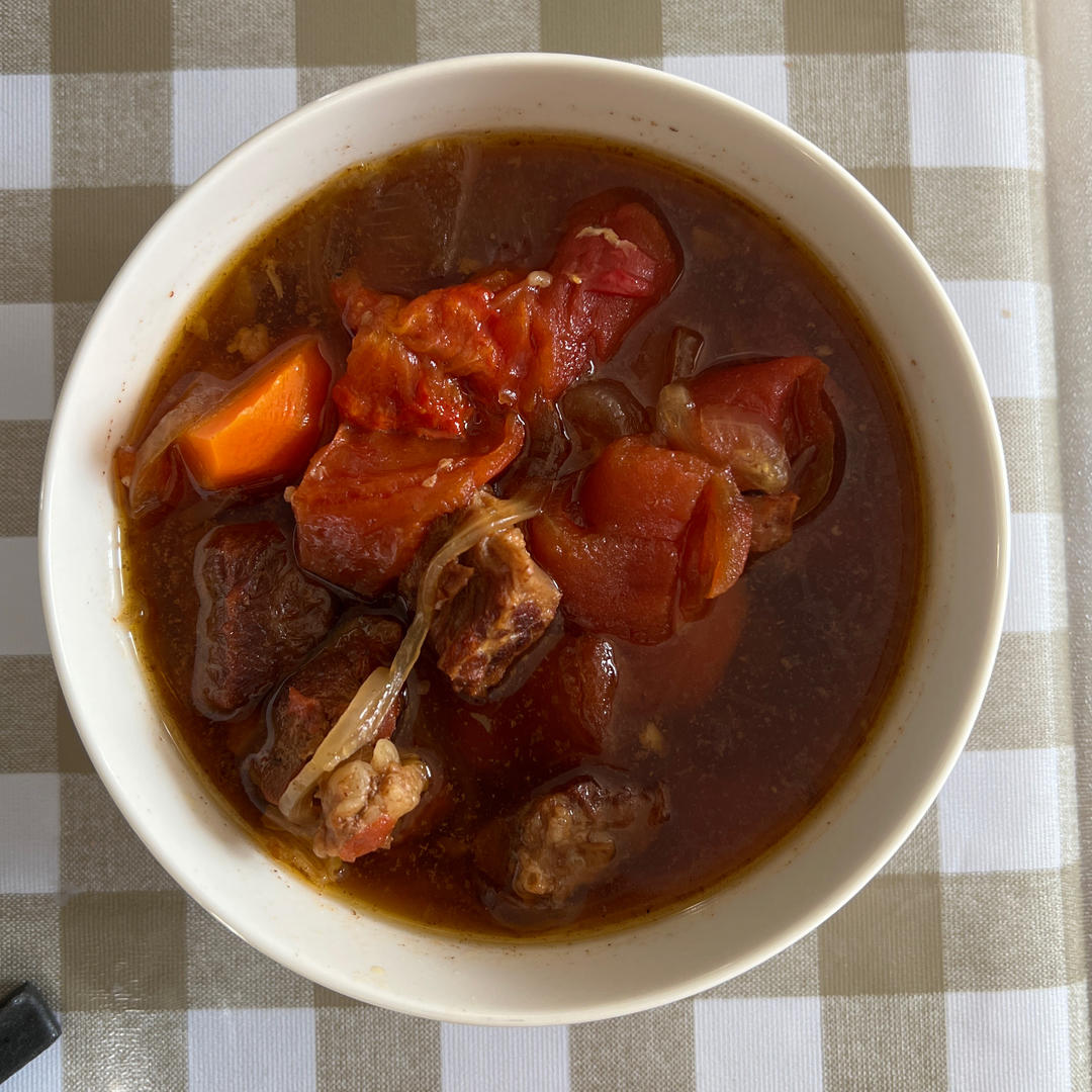 番茄土豆炖牛腩