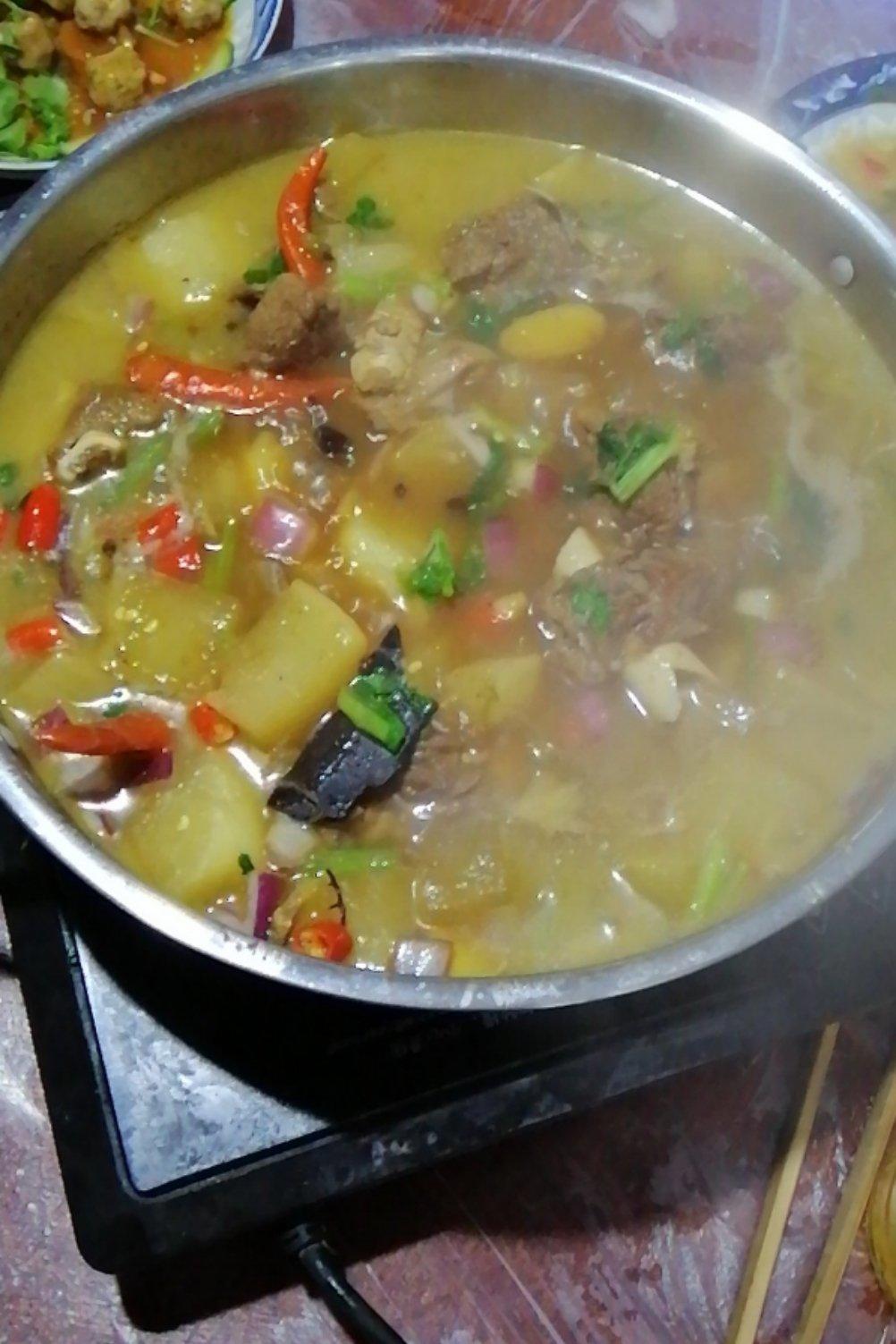 羊肉炖白萝卜