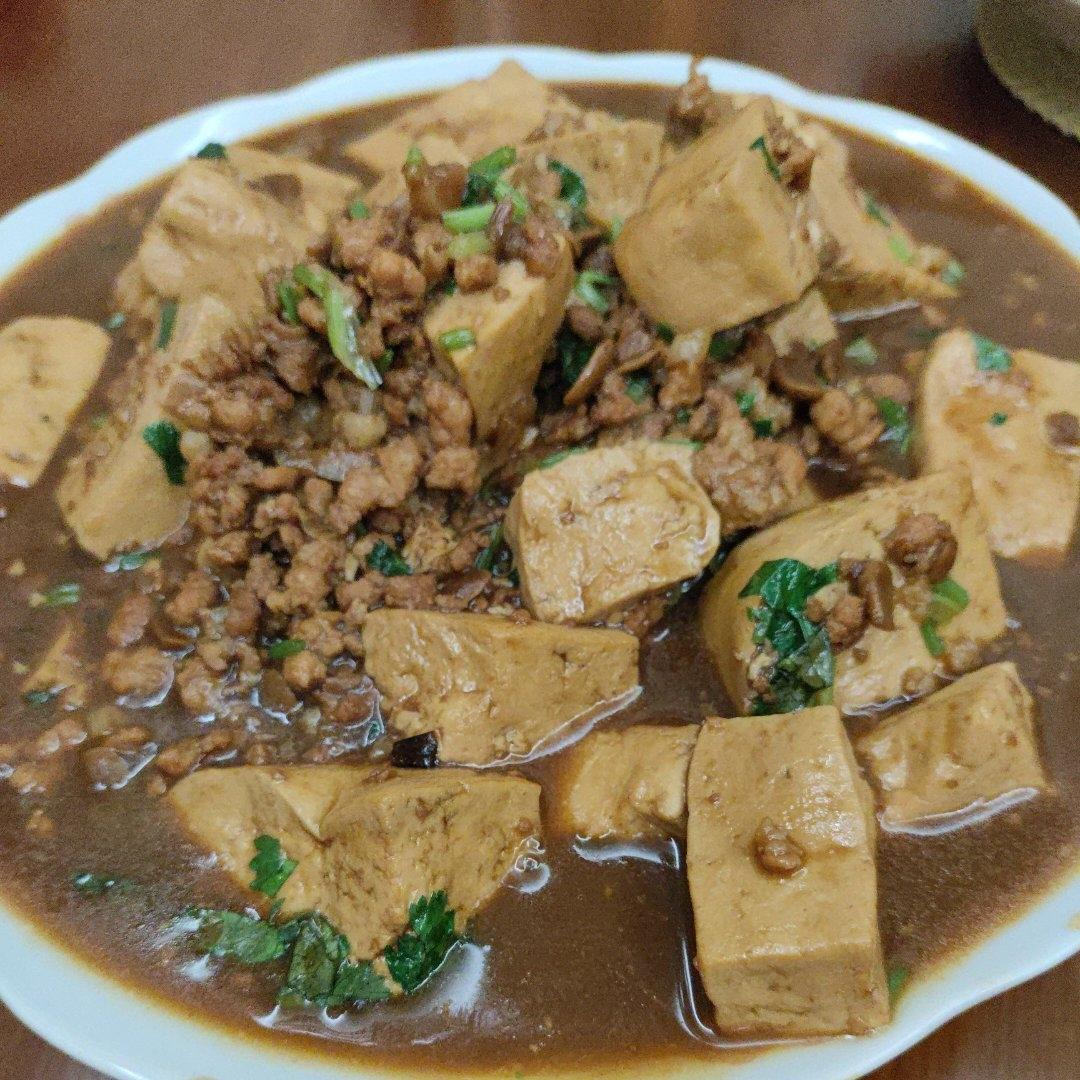 家常菜-肉末豆腐