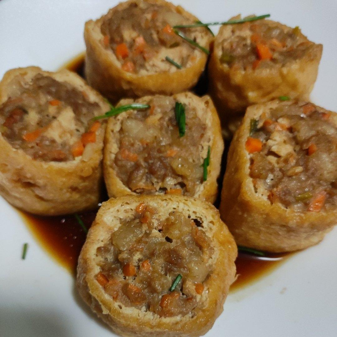 油豆泡塞肉