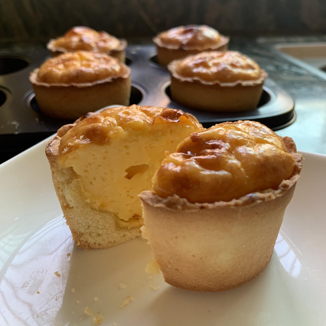 做饭了吗小王做的外酥里嫩吃一口就爱上的德式布丁塔