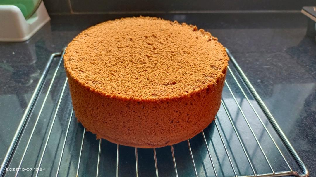 8寸可可戚风蛋糕