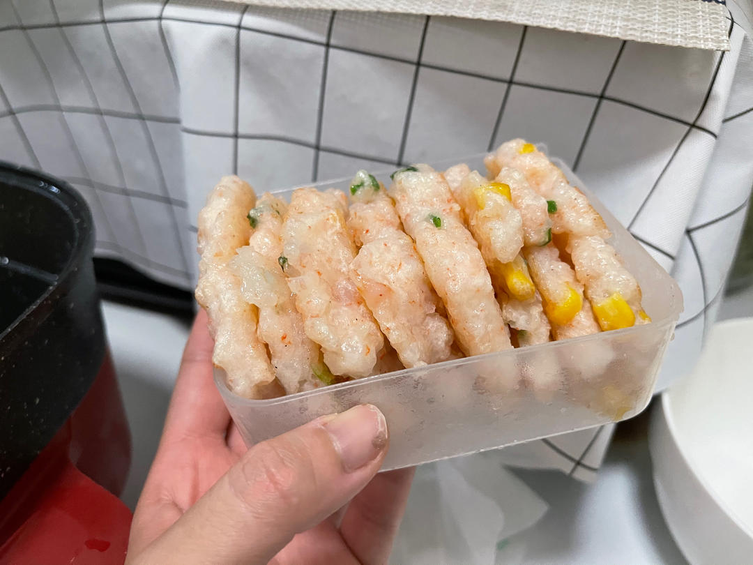 自制虾饼