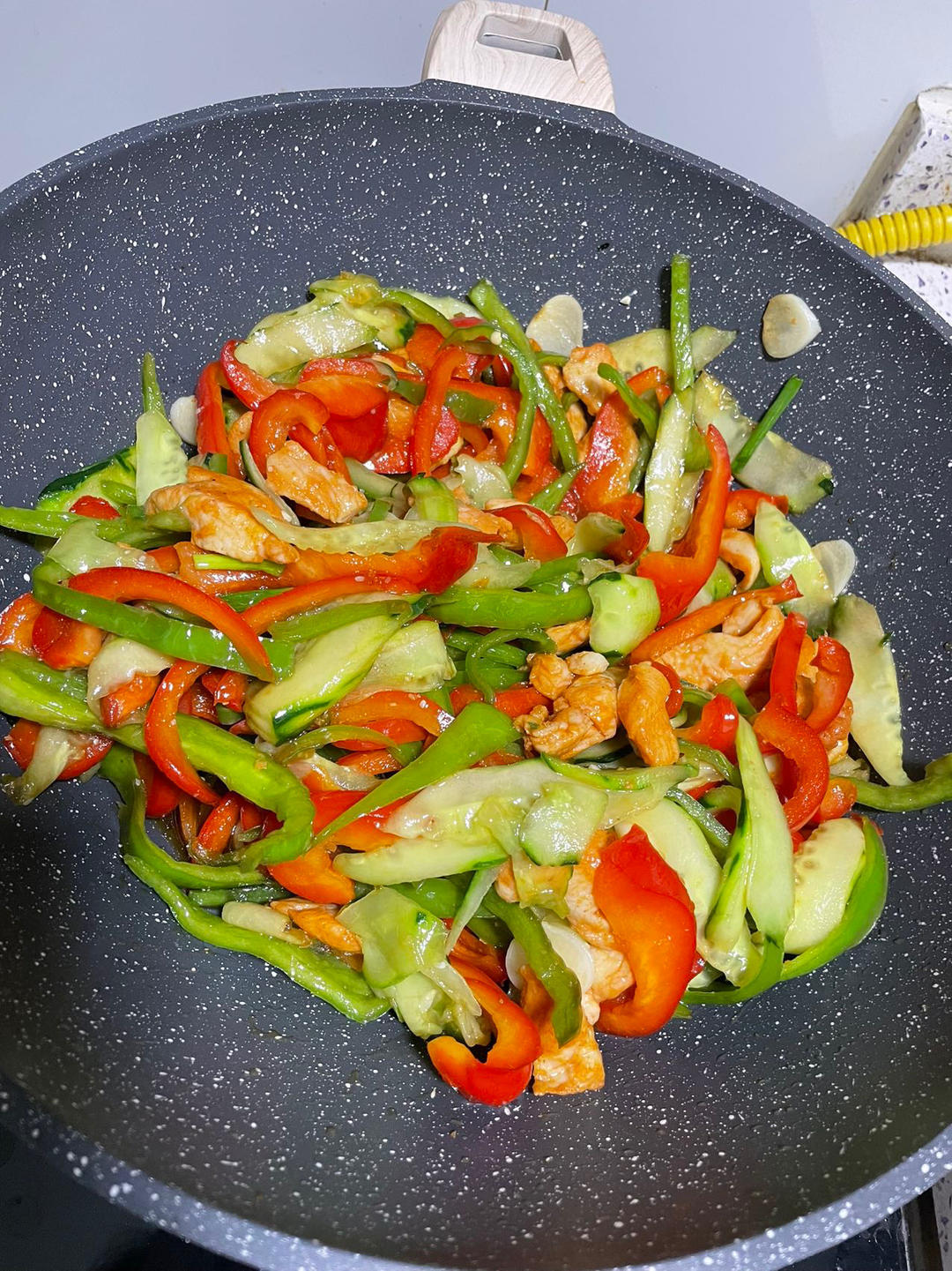 健康低卡鸡胸肉炒时蔬