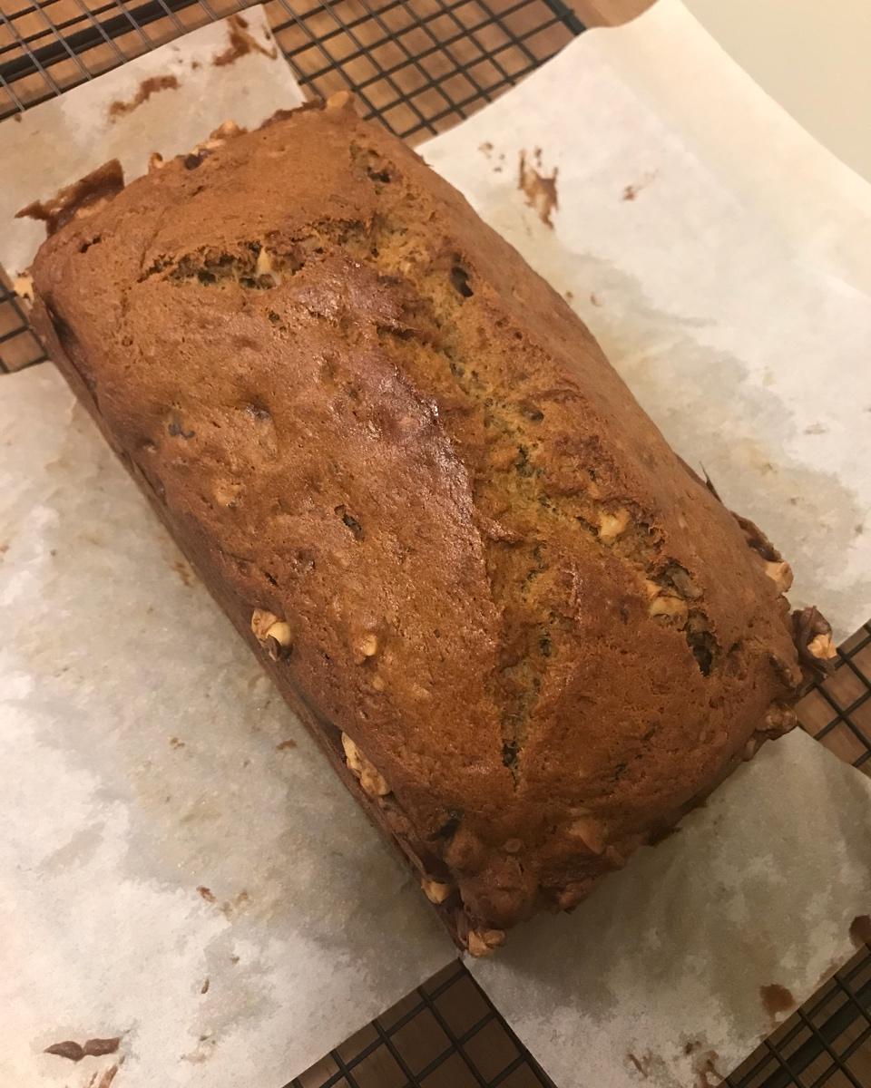 香蕉核桃磅蛋糕 Banana & Walnut Pound Cake