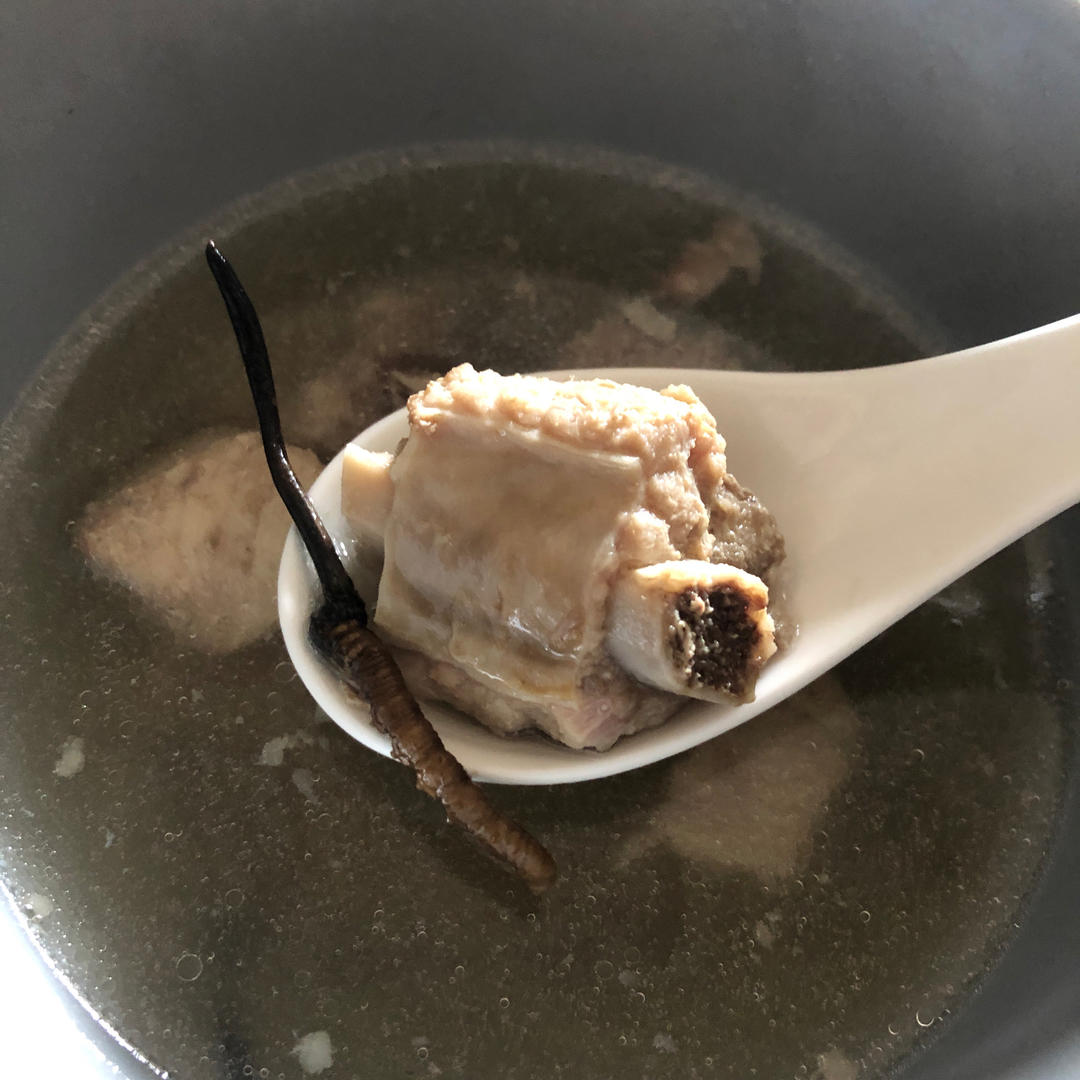 排骨海参炖虫草