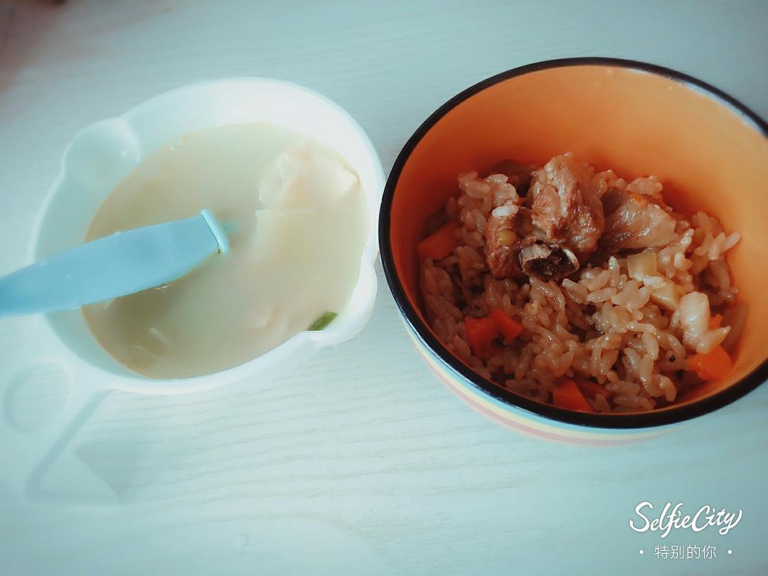 喷香排骨焖饭（爆好吃）