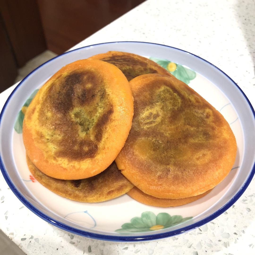 豆沙馅南瓜饼