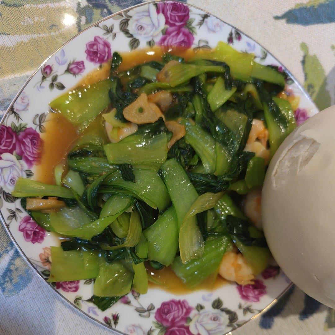 虾仁油菜
