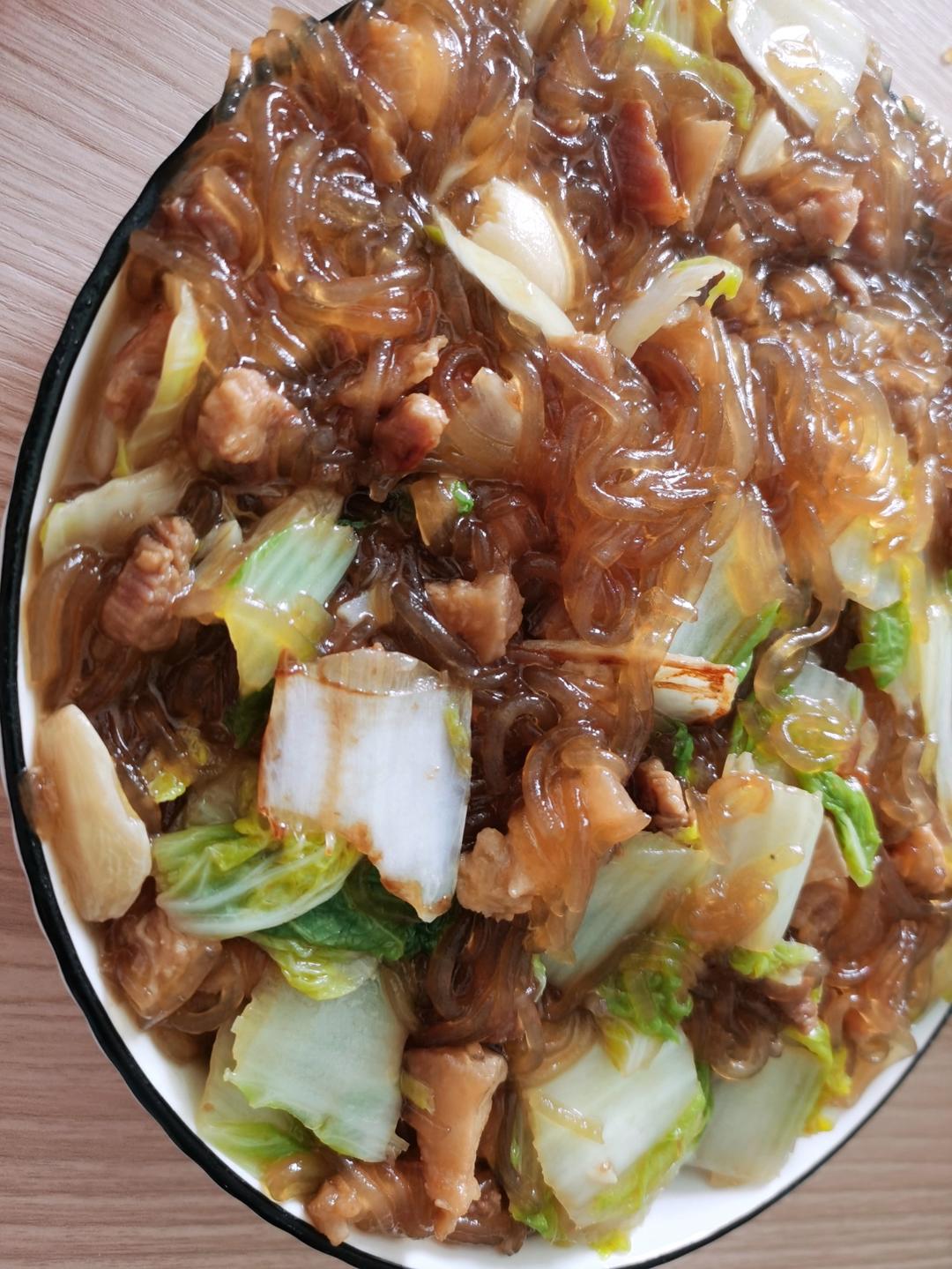 猪肉白菜炖粉条