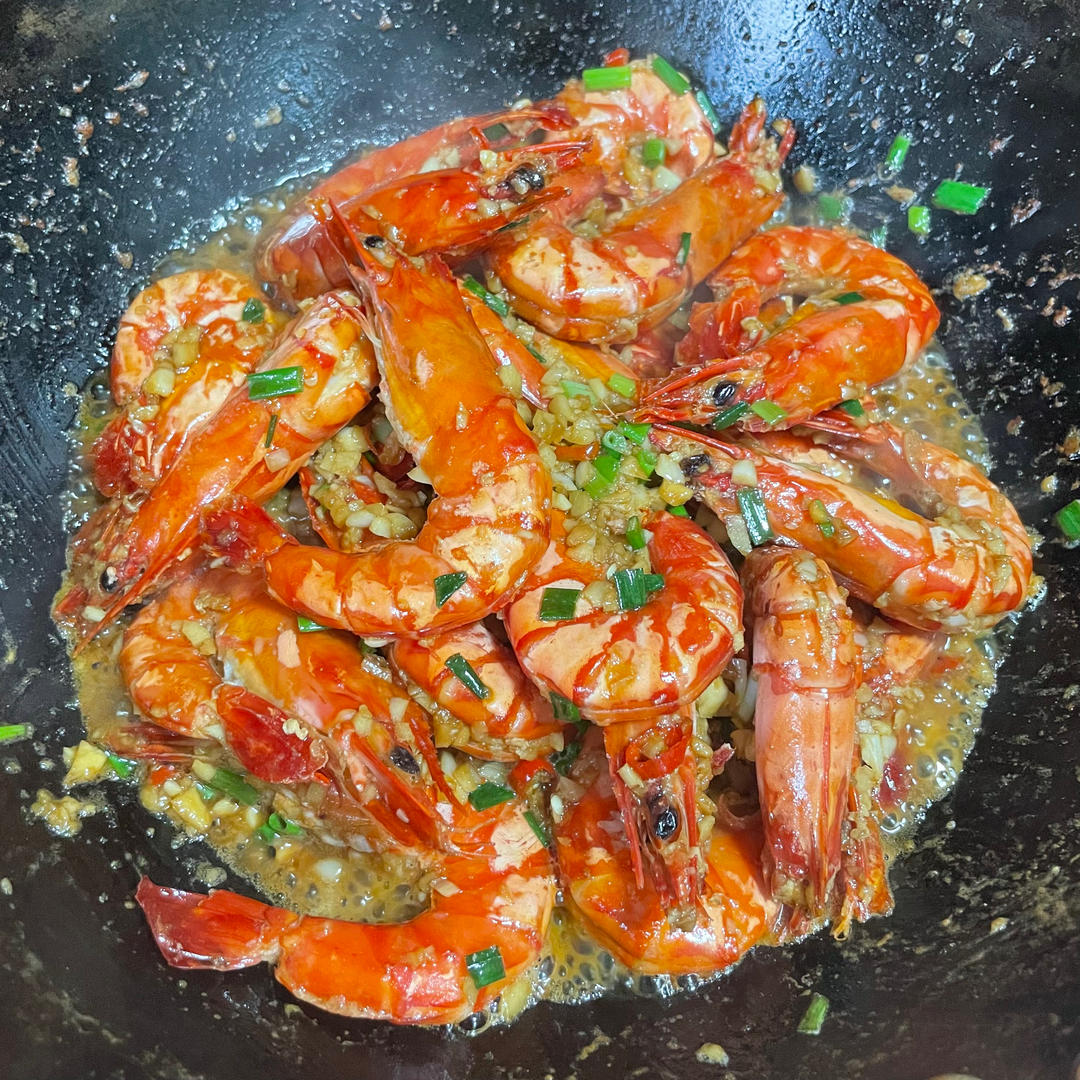 蒜蓉炒大虾