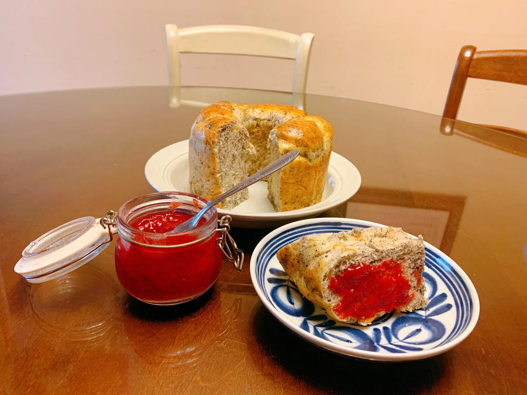 超级香的黑芝麻吐司🍞