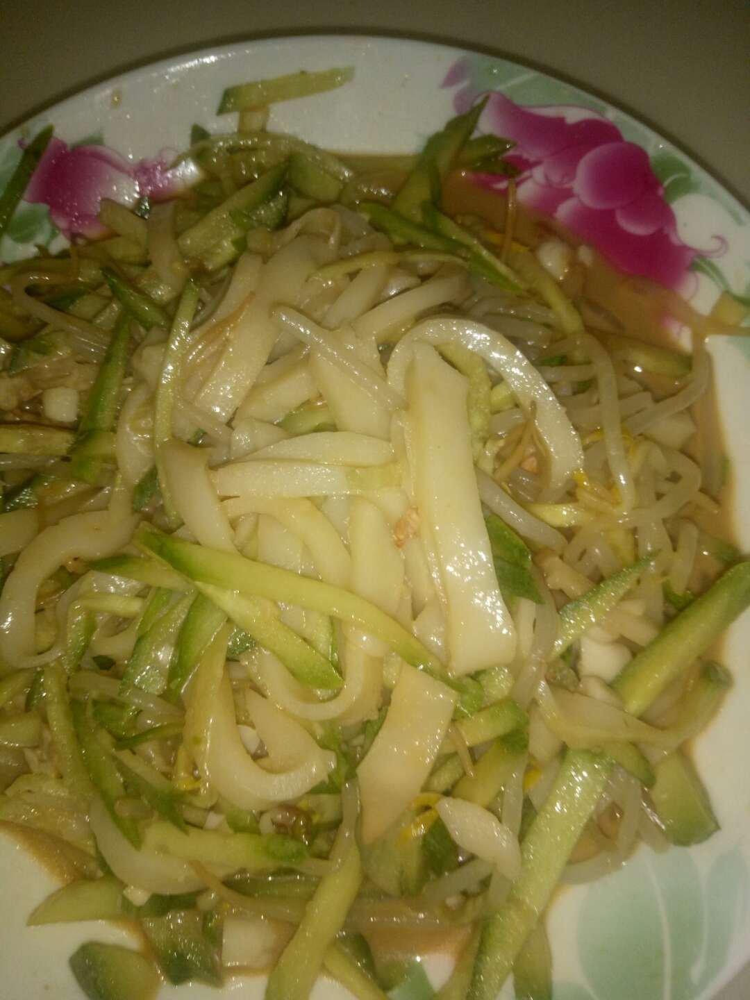 不用水洗的自制凉皮，零失败